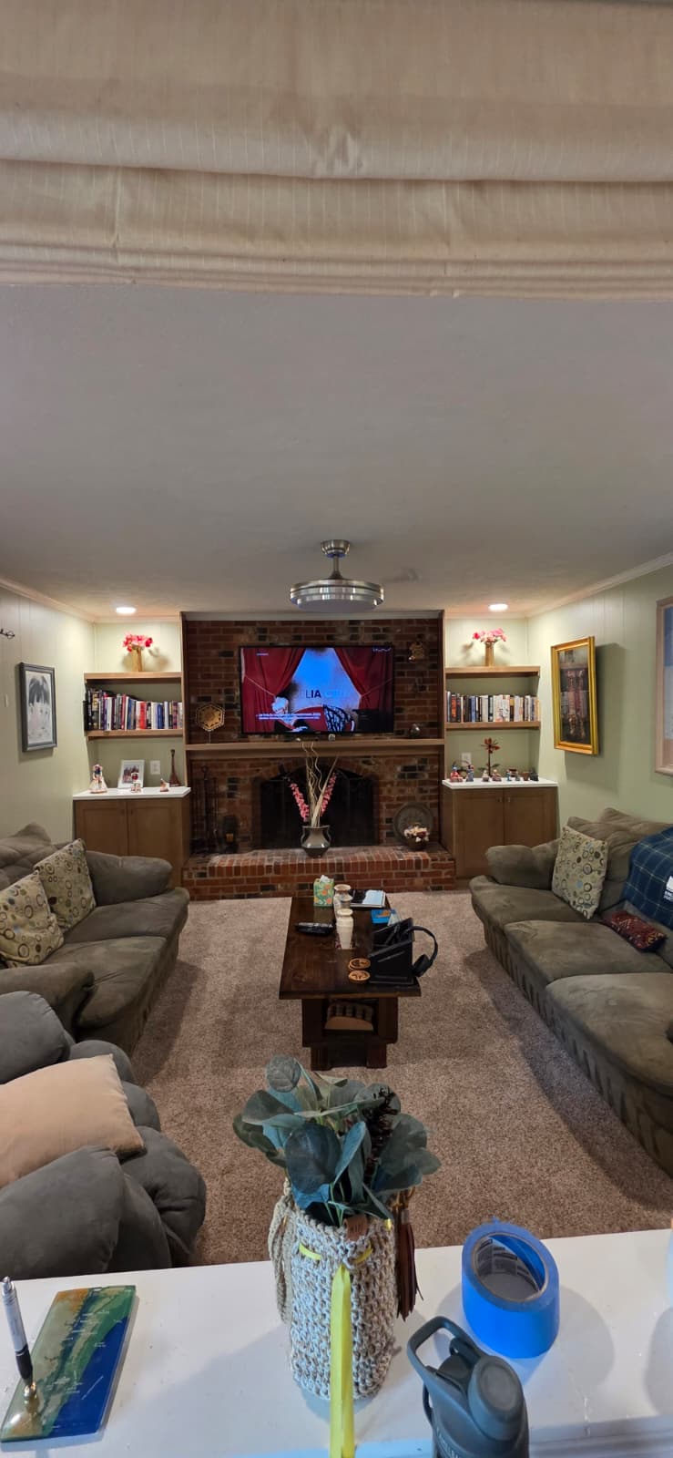 After — Fireplace