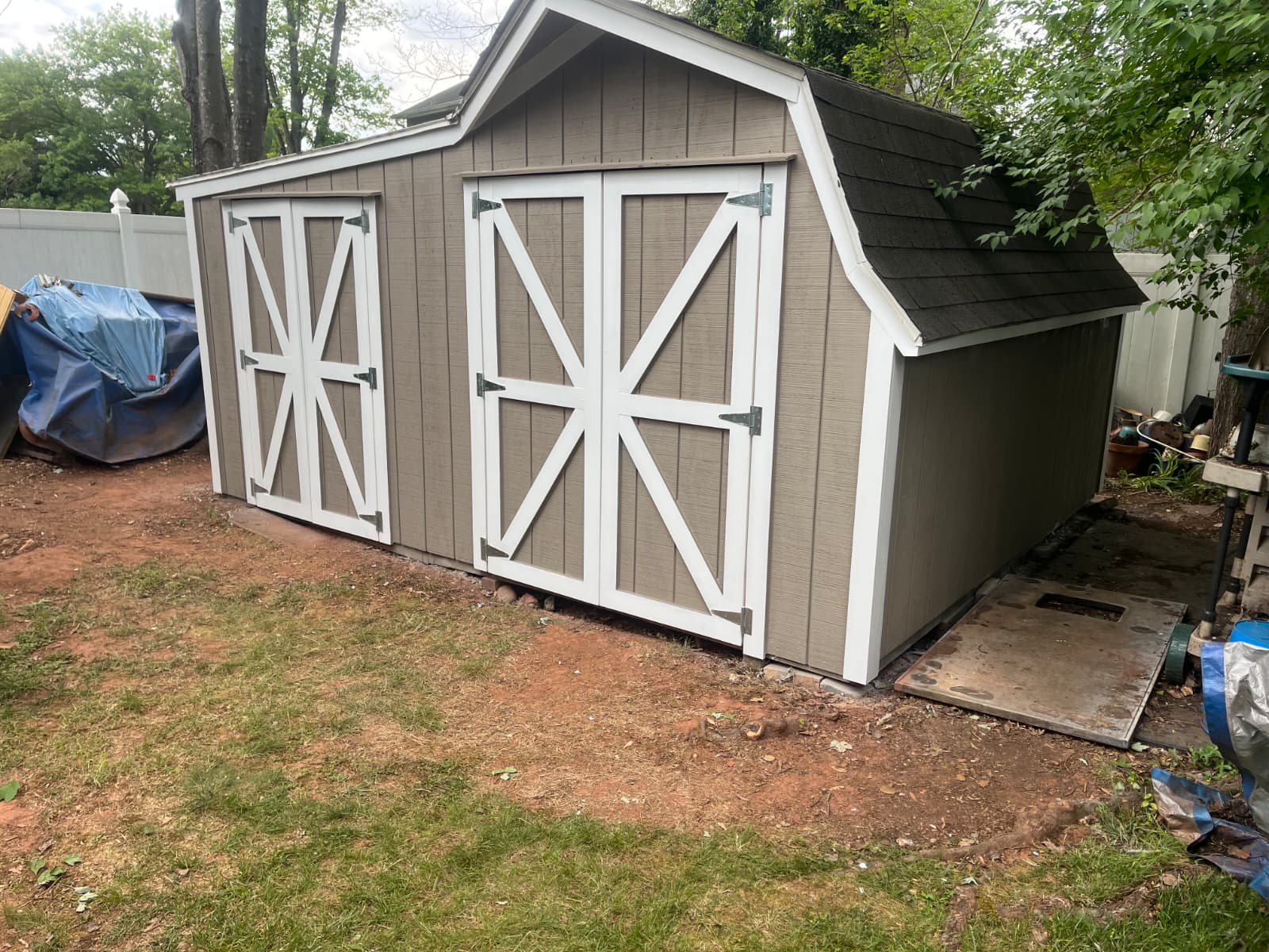 After — Shed